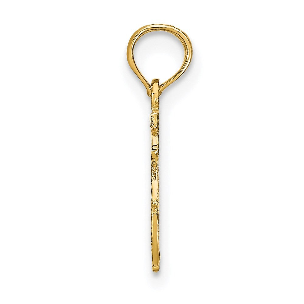 14k Yellow Gold ARIES Zodiac Charm