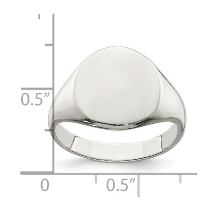 Sterling Silver Signet Ring Size 8
