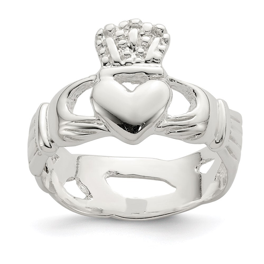 Sterling Silver Claddagh Ring Size 6