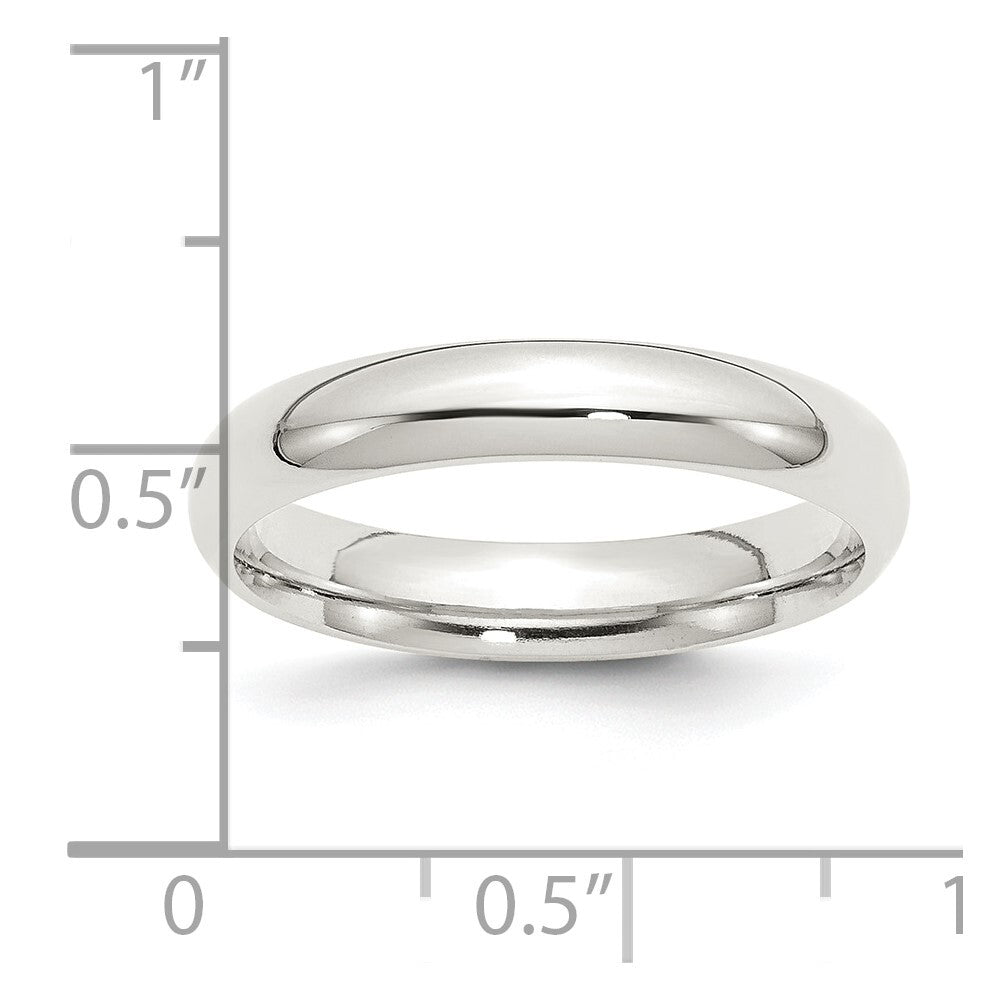 Sterling Silver 4mm Comfort Fit Size 11 Band