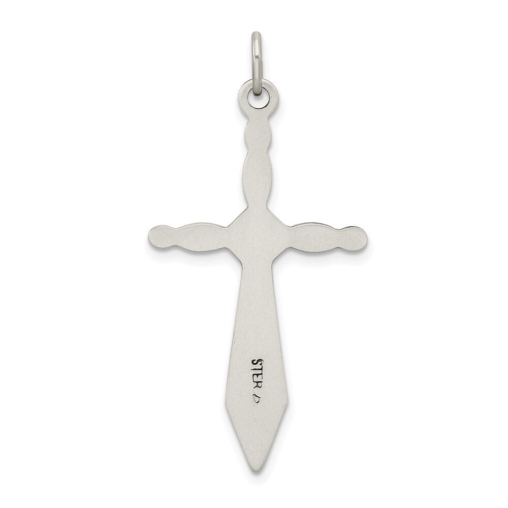 Sterling Silver Sword Cross Pendant Holiday Gift for Women