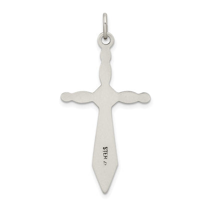 Sterling Silver Sword Cross Pendant Holiday Gift for Women
