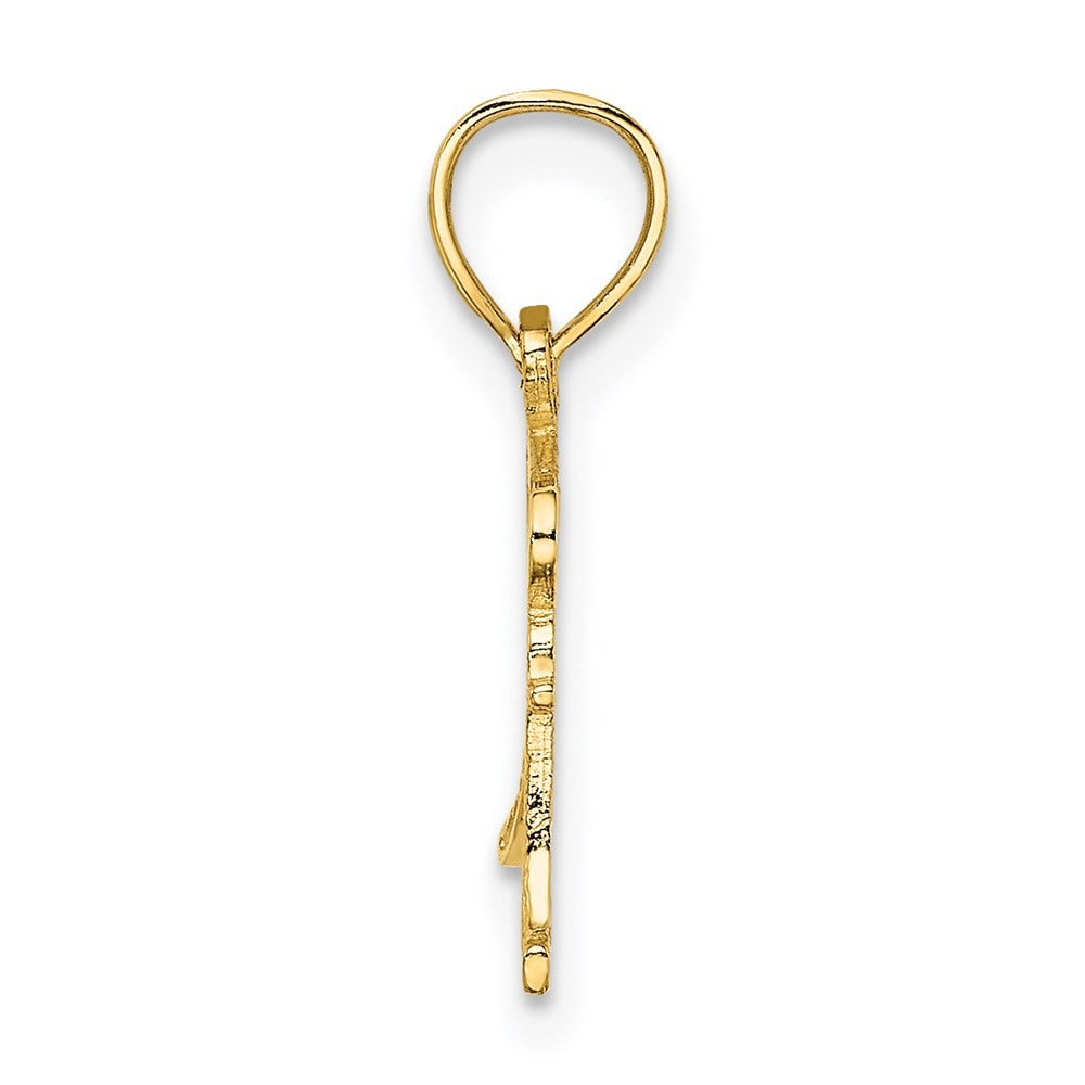 14k Yellow Gold SUPER MOM Charm