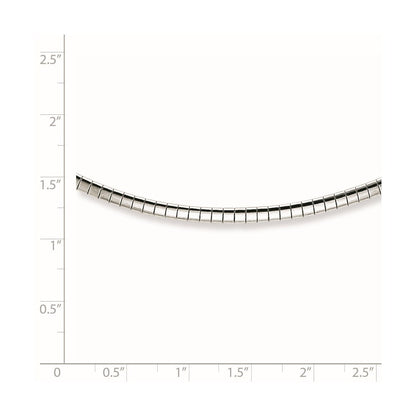 Sterling Silver 2mm w/2 in Ext Cubetto Chain Necklace