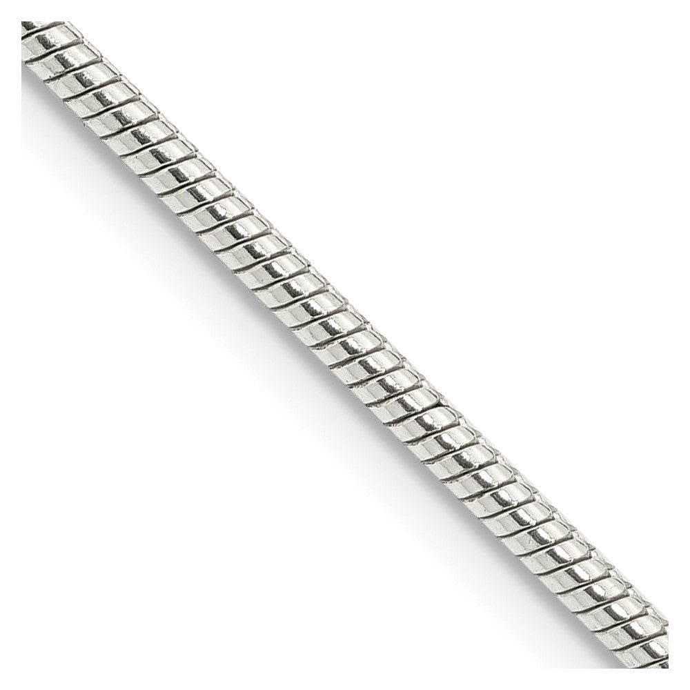 Sterling Silver 2mm Snake Chain Necklace