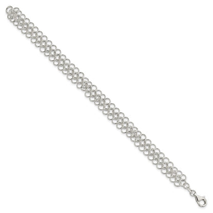 Sterling Silver Fancy Link Bracelet