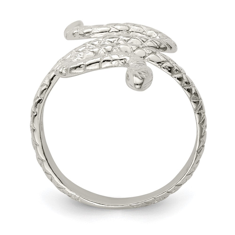 Sterling Silver Snake Ring Size 6