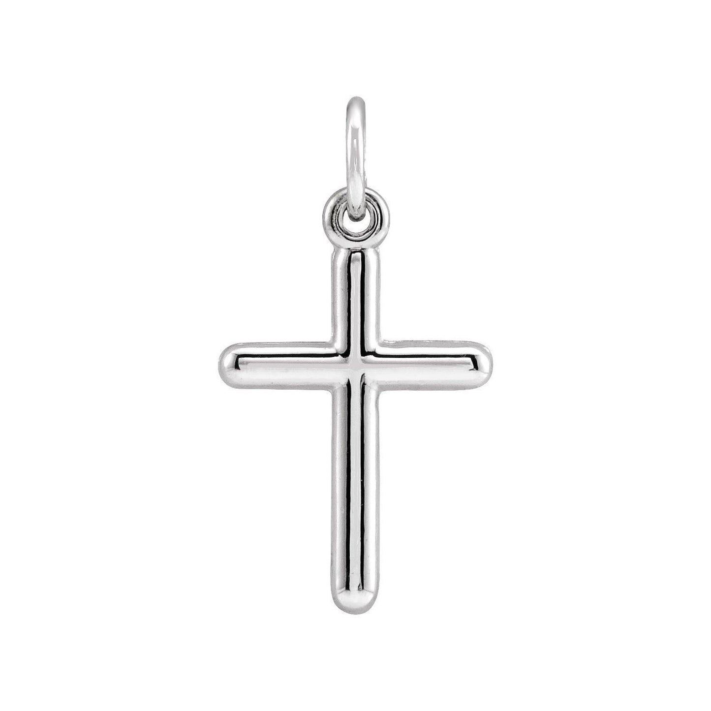 Sterling Silver Crucifix Catholic Cross Pendant Fine Jewelry Gift for Her