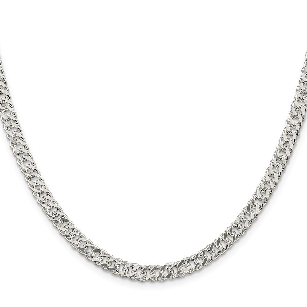 Sterling Silver 5.5mm Rambo Chain Necklace