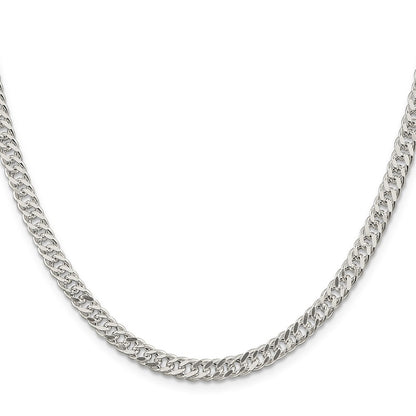 Sterling Silver 5.5mm Rambo Chain Necklace