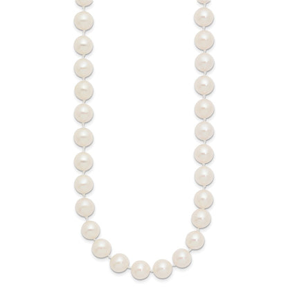 14k Yellow Gold 8-9mm White Freshwater Cultured Pearl 18 inch Necklace