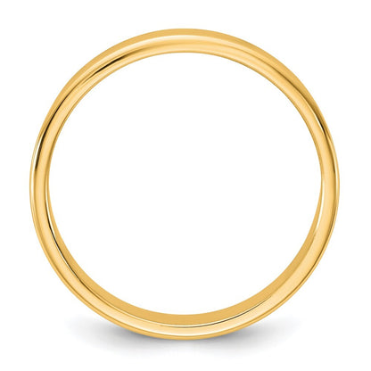 14K Yellow Gold 3.5mm LTW Flat Band Size 9