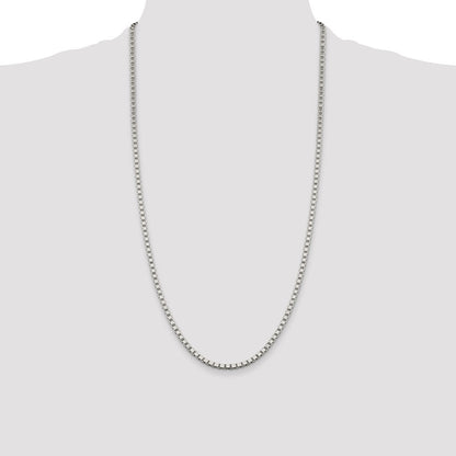Sterling Silver 3.25mm Box Chain