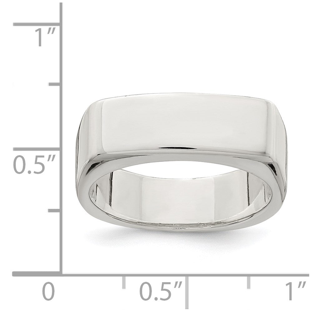 Sterling Silver Signet Ring Size 8