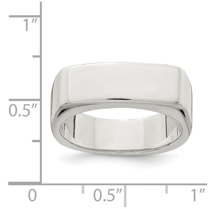 Sterling Silver Signet Ring Size 8