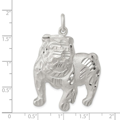 Sterling Silver Bull Dog Charm Holiday Gift for Women