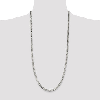 Sterling Silver Polished 5mm Curb Chain
