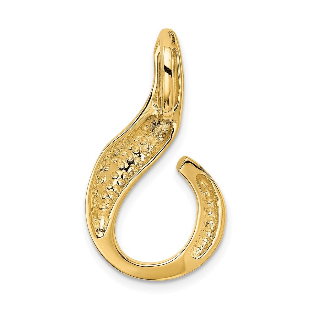 14k Yellow Gold Fits up to 6mm Regular and Fancy Omega Slide