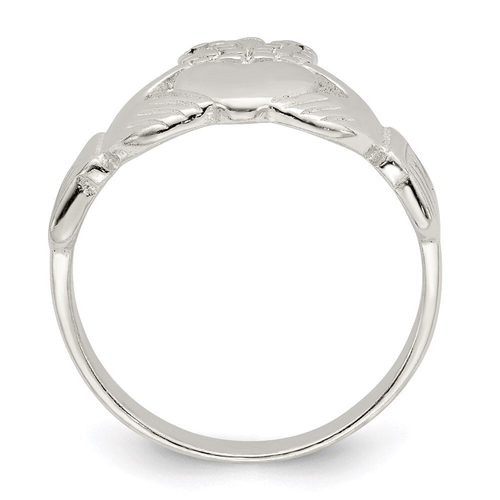Sterling Silver Claddagh Ring Size 6