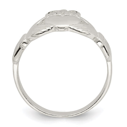 Sterling Silver Claddagh Ring Size 6