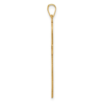 14k Yellow Gold Cross Pendant