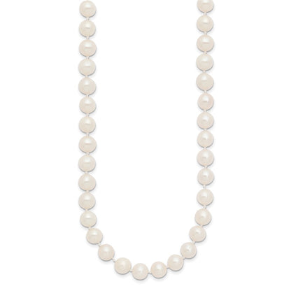 14k Yellow Gold 7-8 mm White Freshwater Cultured Pearl 28 inch Necklace
