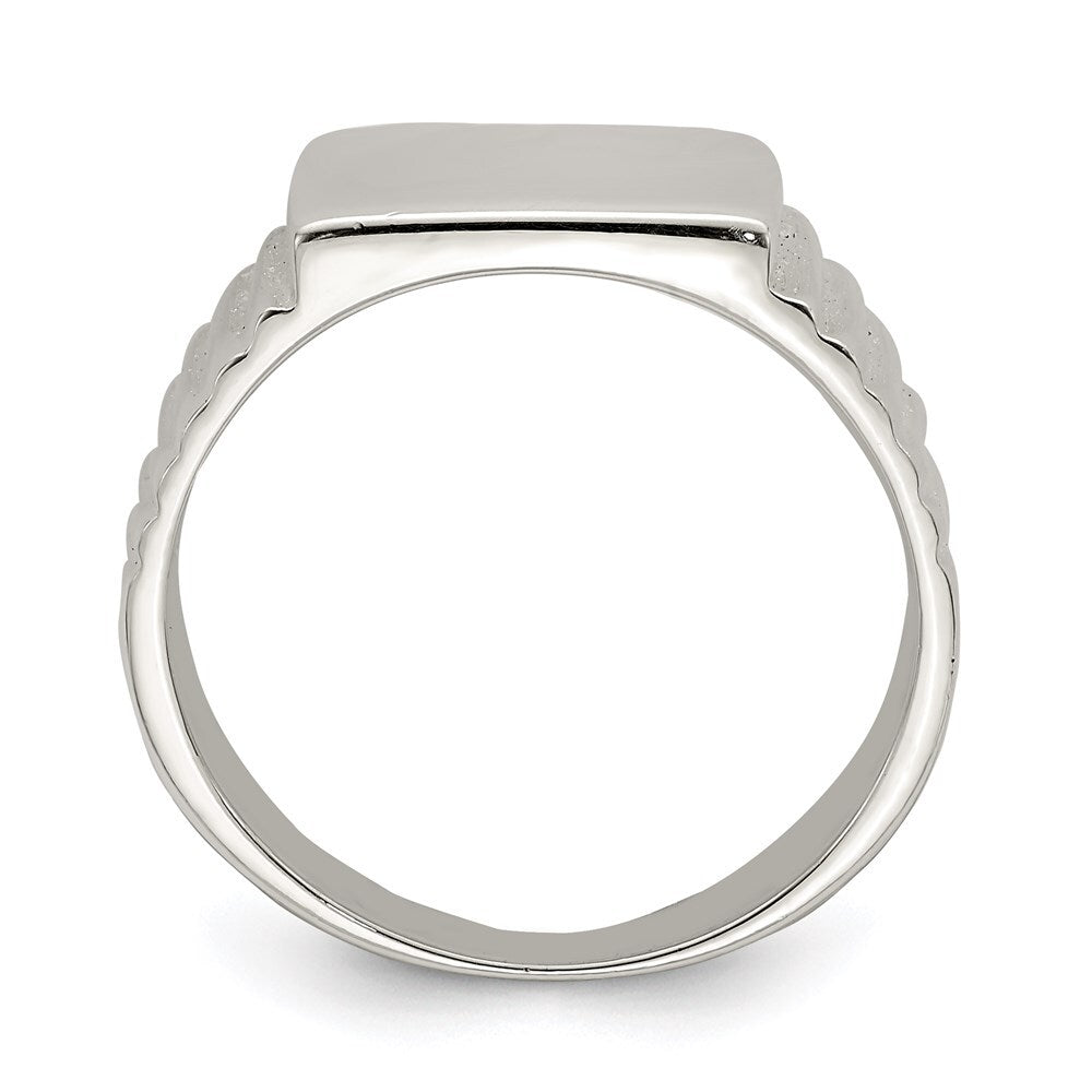 Sterling Silver Signet Ring Size 8