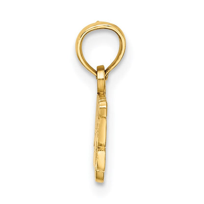 14k Yellow Gold GRANDPAS GIRL Charm