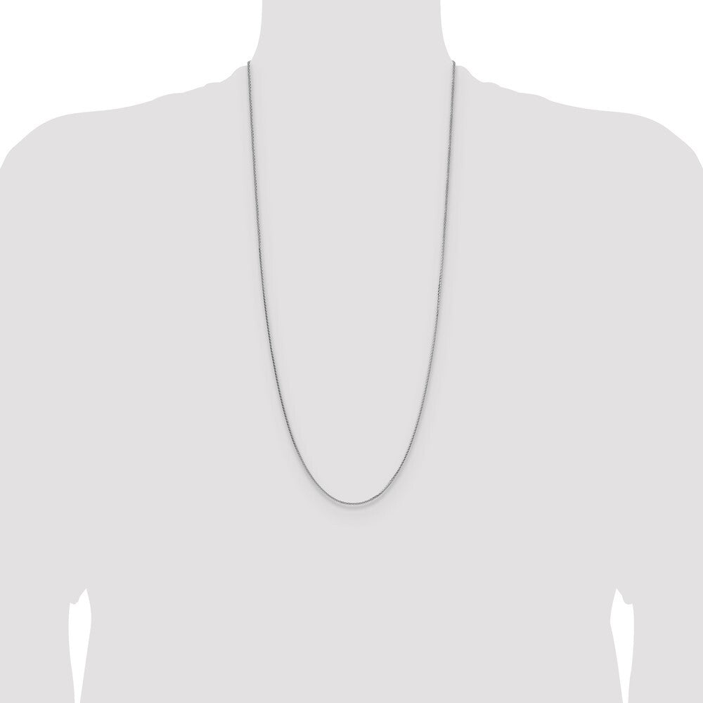 Sterling Silver 1.45mm 8 Sided Diamond-cut Double Spiga Chain