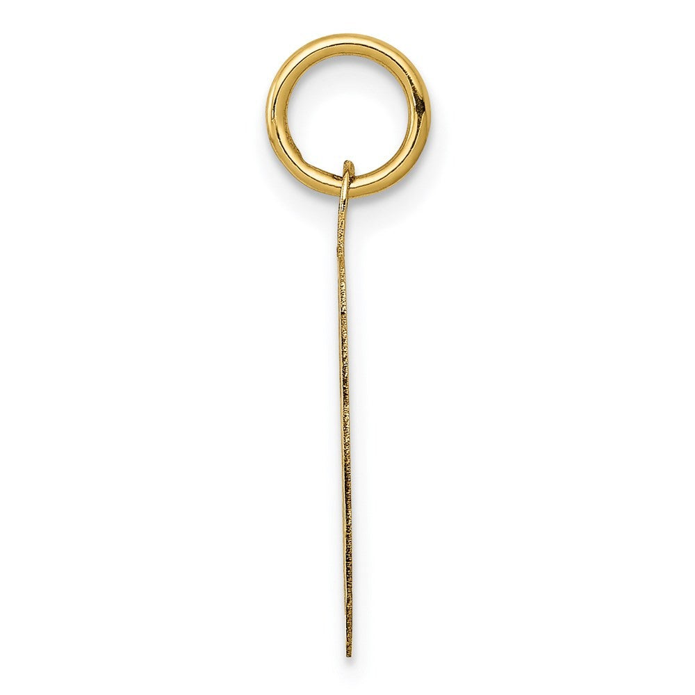 14k Yellow Gold #1 GODFATHER 19mm Engravable Disc Charm