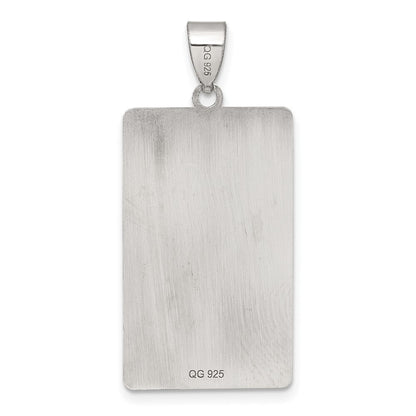 Sterling Silver The Tower Tarot Card Pendant