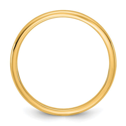 14K Yellow Gold 1.5mm LTW Comfort Fit Band Size 7