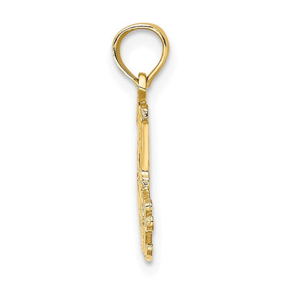14k Yellow Gold 21 AT LAST Charm