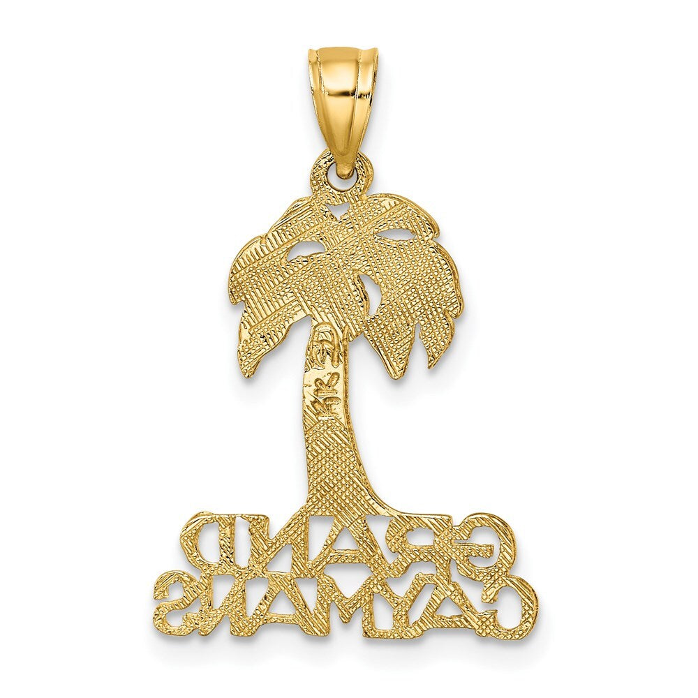 14k Yellow Gold GRAND CAYMANS Palm Tree Charm
