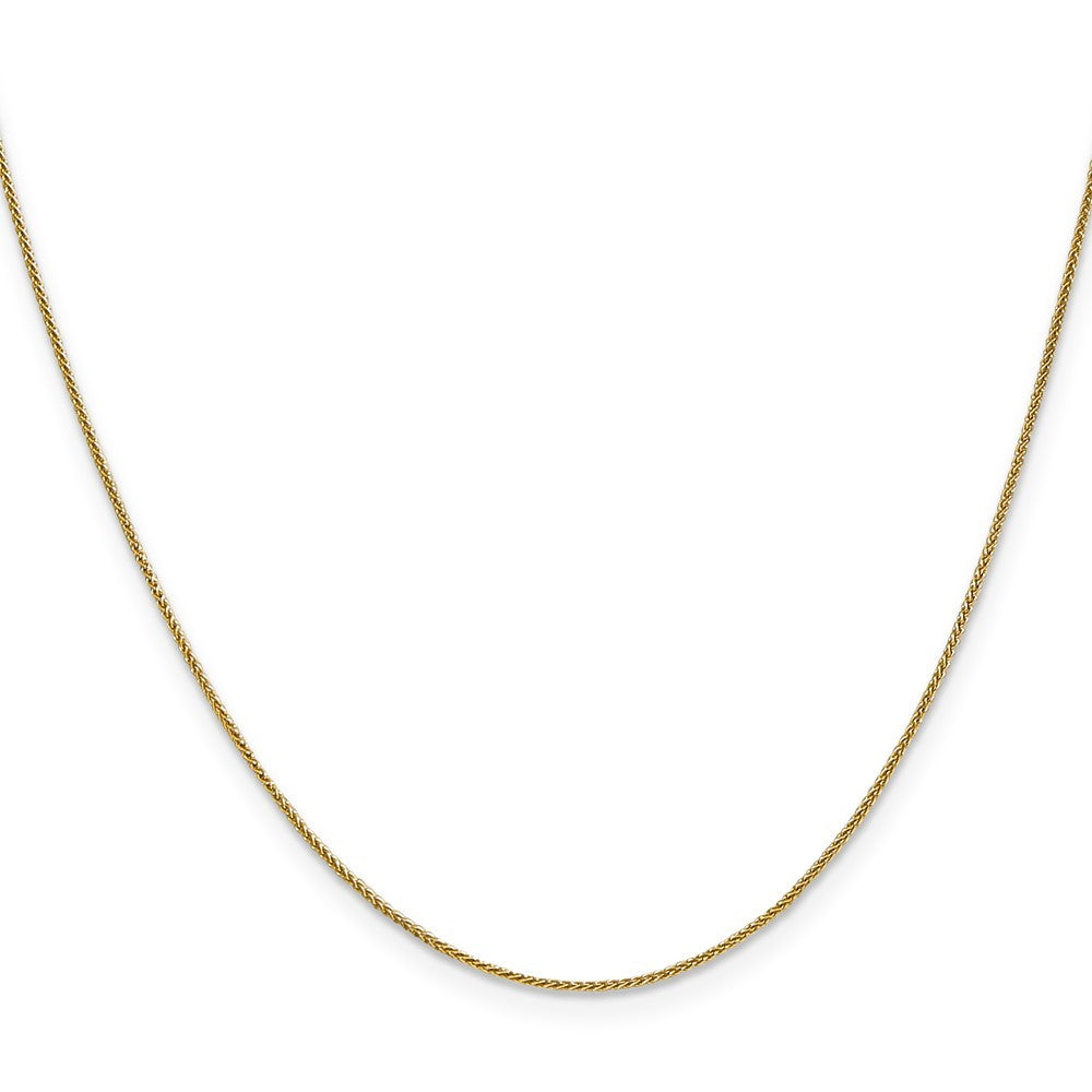 14k Yellow Gold 14 inch .85mm Spiga with Lobster Clasp Chain Necklace
