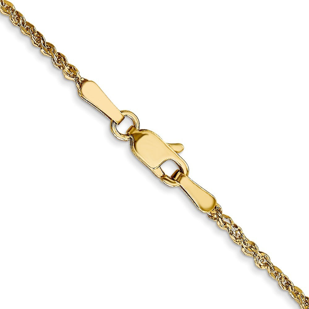 14k Yellow Gold 18 inch 1.7mm Ropa Chain Necklace