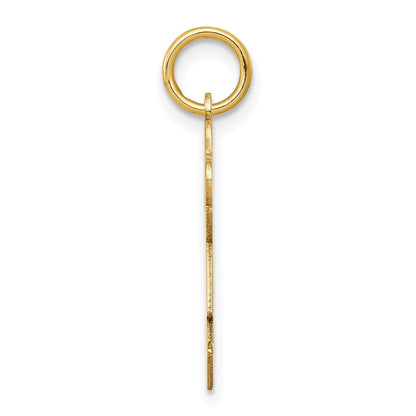 14k Yellow Gold Kid Charm Pendant for Women