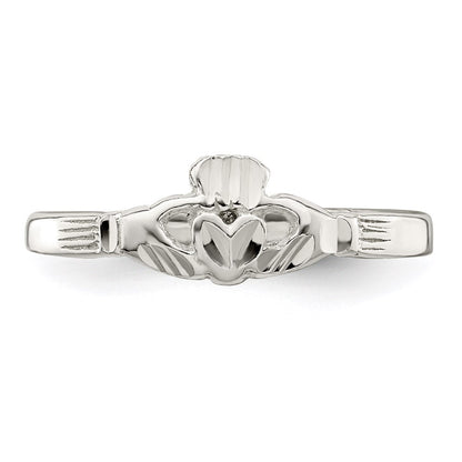 Sterling Silver Claddagh Ring Size 6
