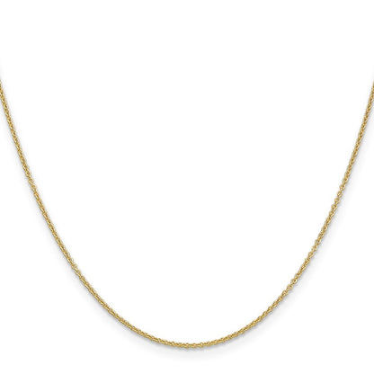 14k Yellow Gold 14 inch 1.2mm Cable with Lobster Clasp Chain Necklace