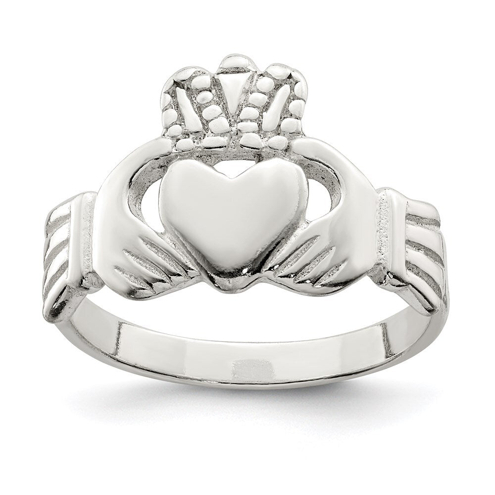 Sterling Silver Claddagh Ring Size 6