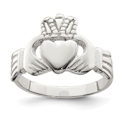 Sterling Silver Claddagh Ring Size 6