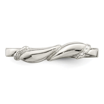 Sterling Silver Swirl Ring Size 7