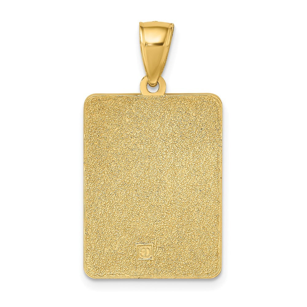14k Yellow Gold Mile Marker 0 / KEY WEST Charm