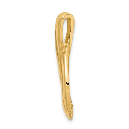 14k Yellow Gold Fancy Slide
