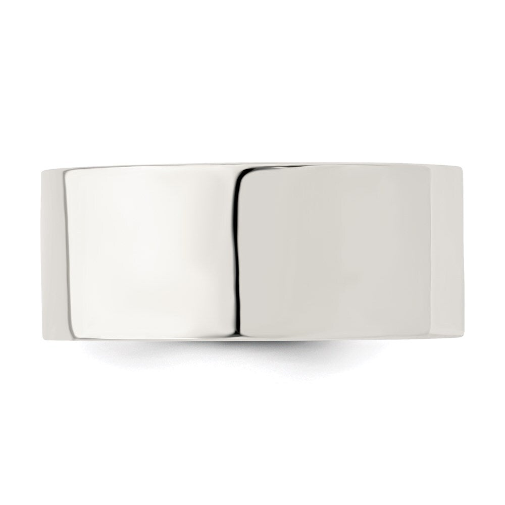 Sterling Silver 9mm Comfort Fit Flat Size 5 Band