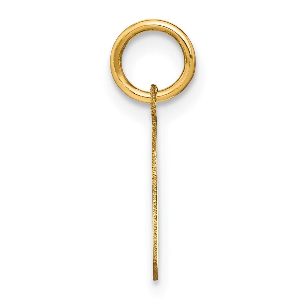 14k Yellow Gold Letter G Initial Pendant for Women