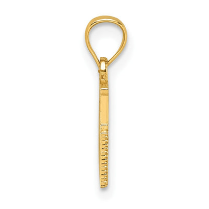 14k Yellow Gold Polished BOY MOM Pendant