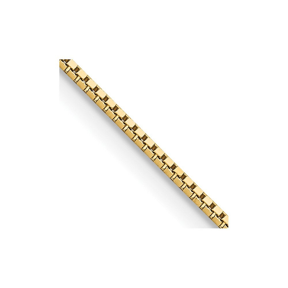 14k Yellow Gold 22 inch .95mm Box Chain Necklace