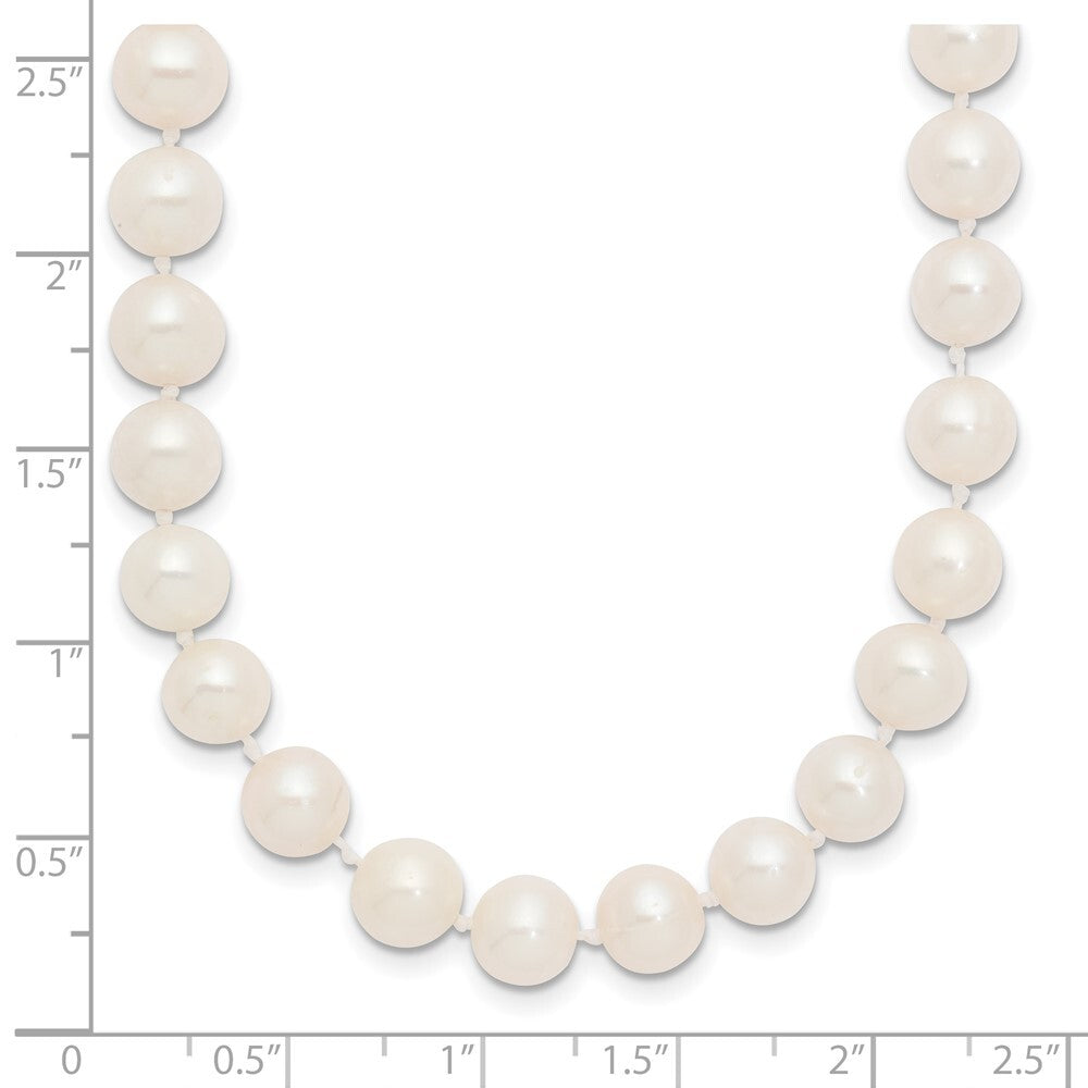 14k Yellow Gold 7-8 mm White Freshwater Cultured Pearl 28 inch Necklace