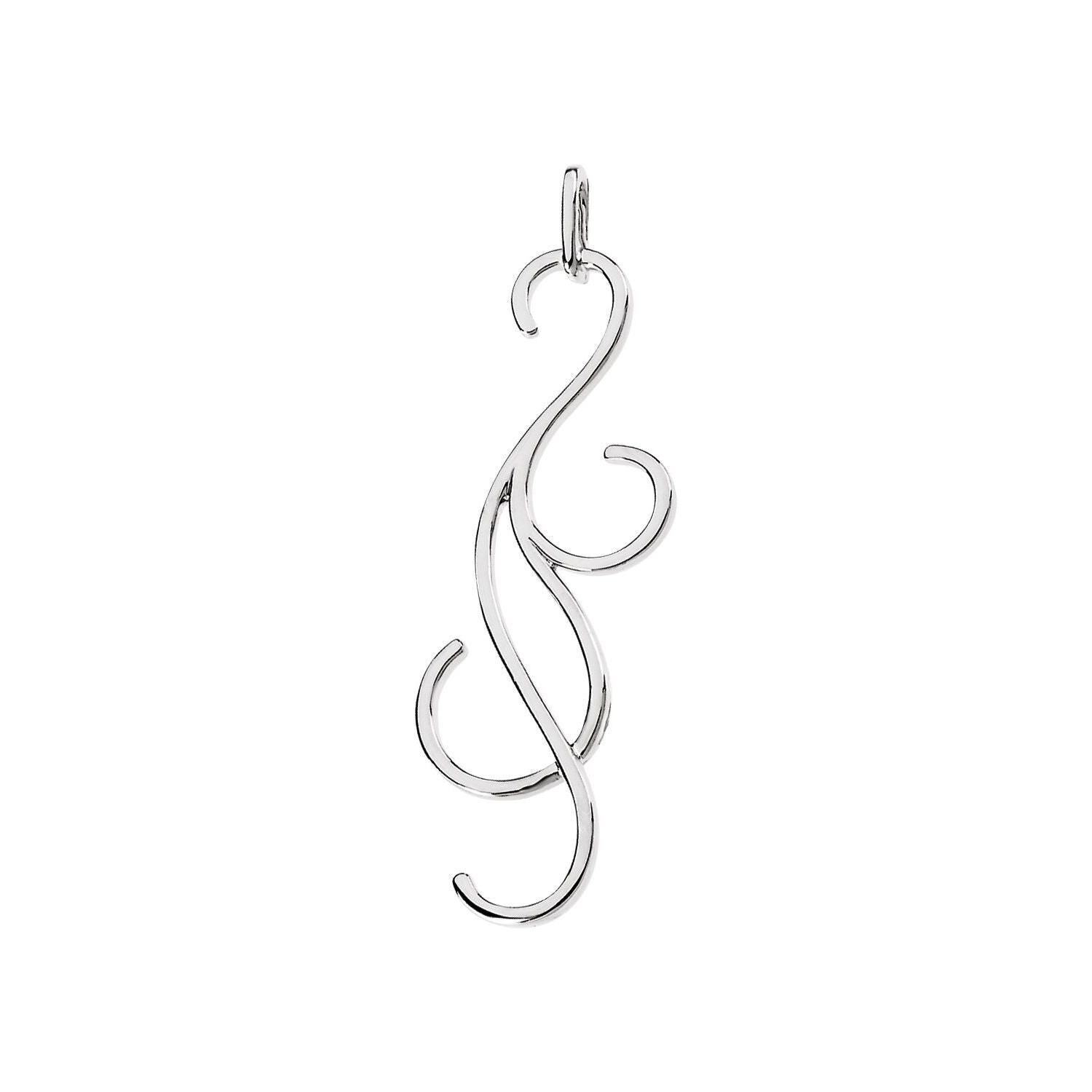 Sterling Silver Freeform Pendant Fine Jewelry Gift for Her Gift for Women